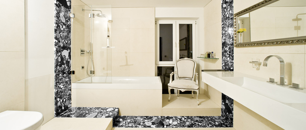 Moderne Badezimmer – Materialien im modernen Badezimmer