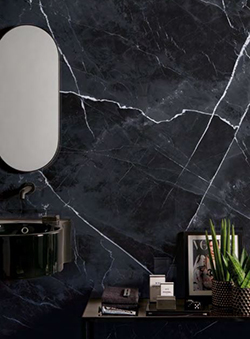 Calacatta Black - LEVEL Keramik Moderne Küchenarbeitsplatten